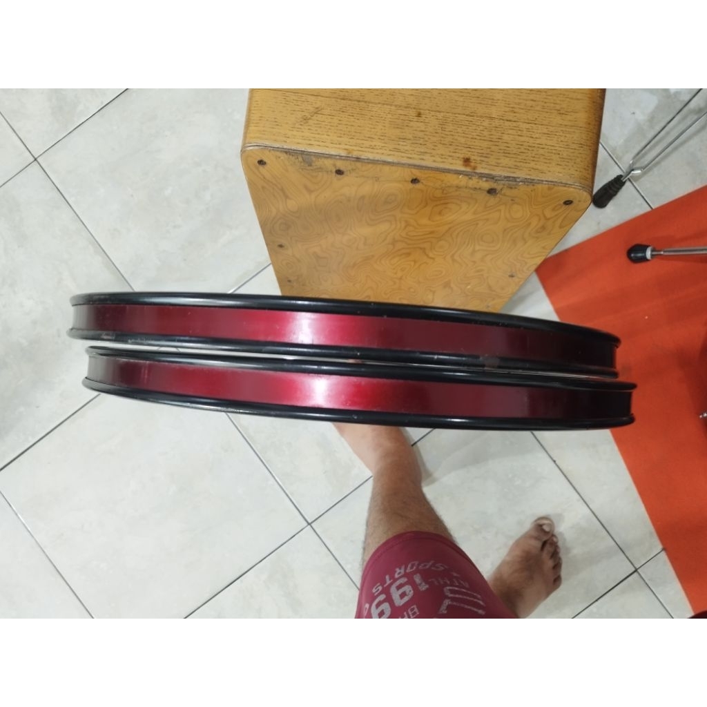 RING HOOP BASS DRUM 22 INCH SEPASANG