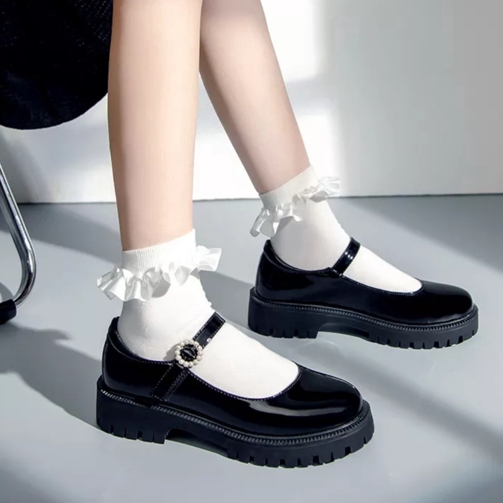 Max Sale FlATFORM SHOES Wanita Fashion Lolita Mary Janes 2