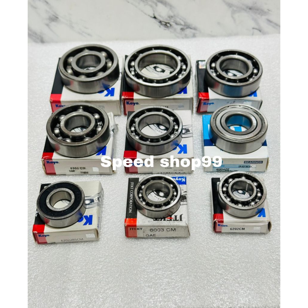 Bearing Laher rasio set 9pcs KOYO Japan for Kawasaki Ninja 150R OLD Ninja 150RR Old Ninja 150RR New
