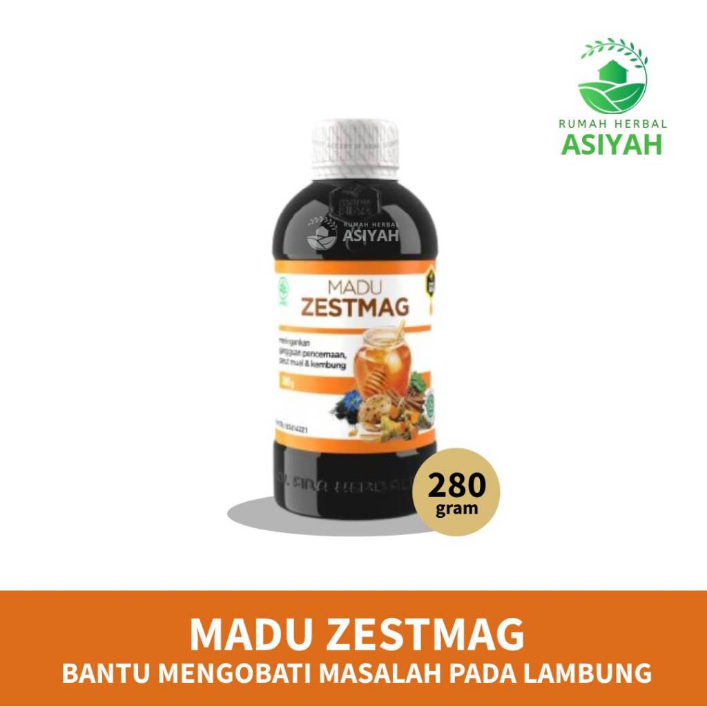 Madu Zestmag Obat Herbal Maag Asam Lambung Kronis & Gerd Madu Lambung