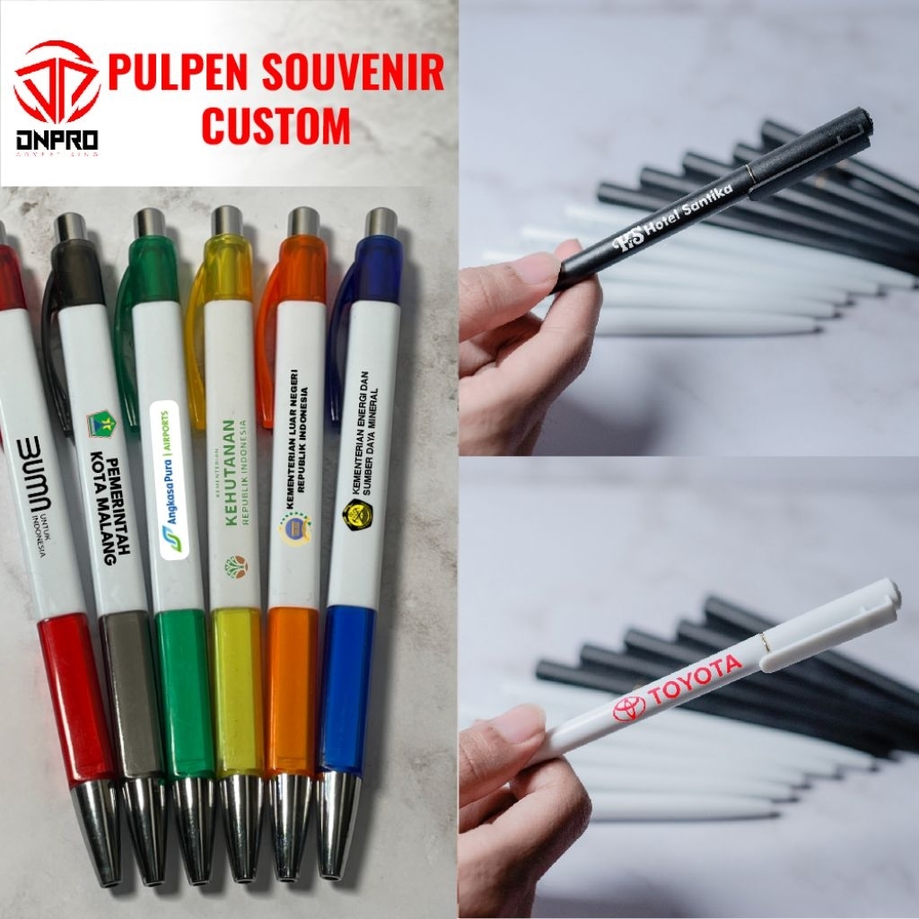 

Pulpen Custom - Seminar Souvenir Branding Promosi