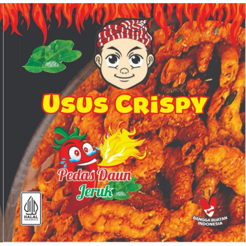 

Usus Crispy Pedas Daun Jeruk