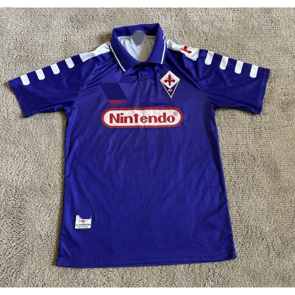 Retro/Vintage | Kaos Jersey Retro Fiorentina Home Nintendo 1998 1999 98/99 Grade Ori/Jersey Klasik/J