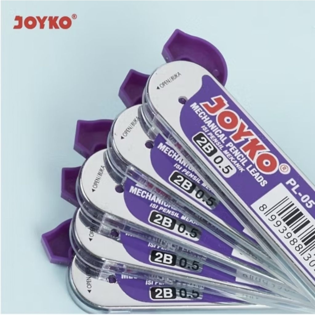 

Joyko Isi Pensil Mekanik (Isi 12 PCS) PL-05 0.5mm 2B