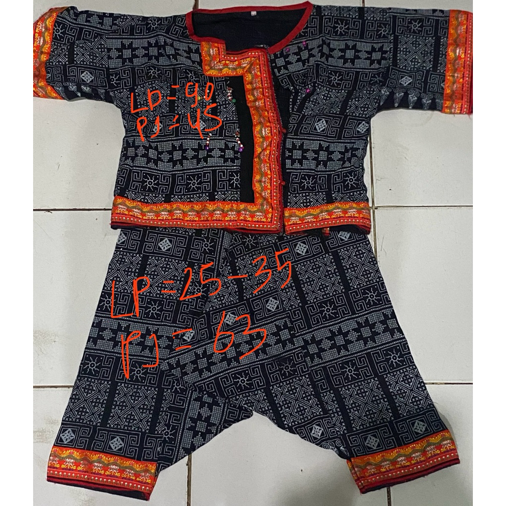 BAJU TRADISIONAL THAILAND  ANAK KOSTUM ANAK LUCU KOSTUM UNIK ANAK SETELAN ANAK SETELAN TRADISIONAL T