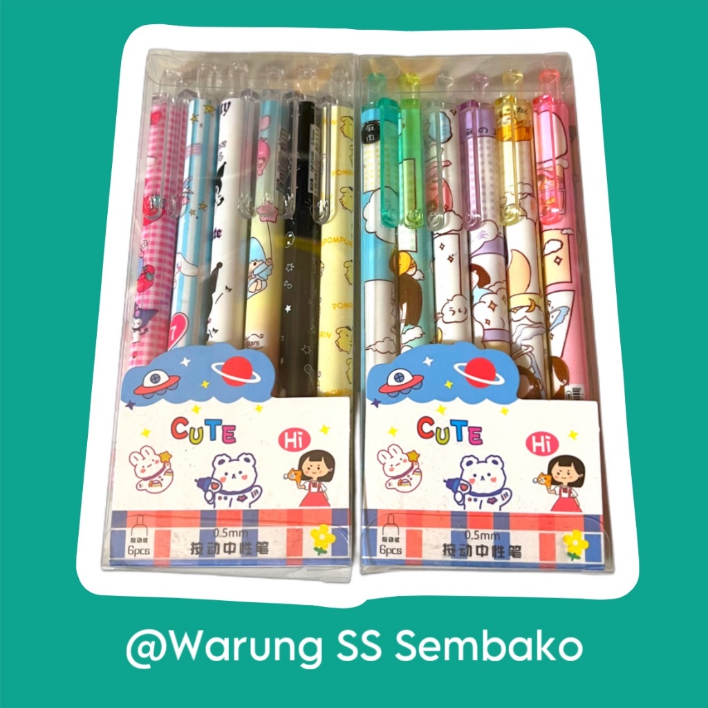 

Pulpen Casing Lucu tinta hitam 1 pcs