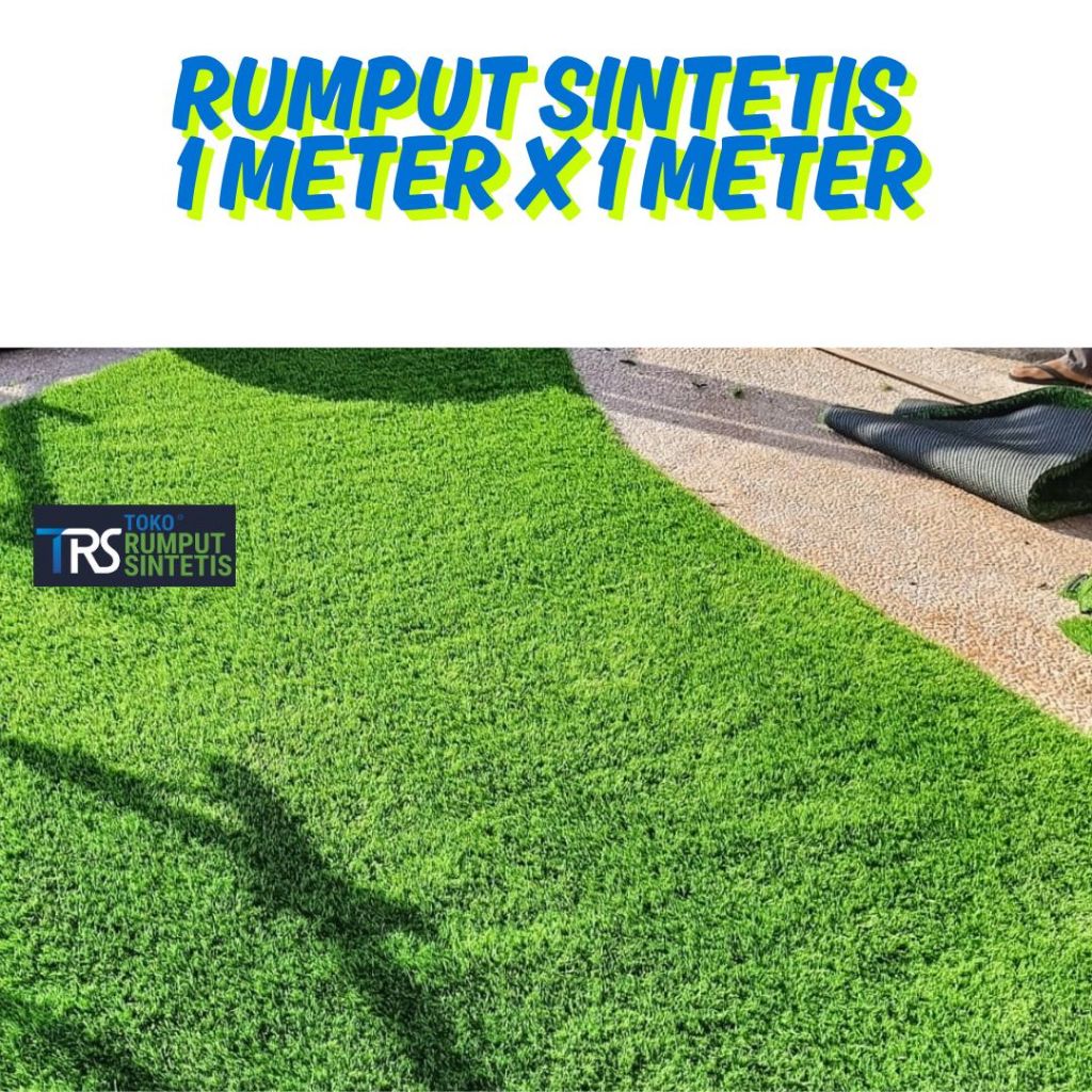 Rumput Sintetis 1 x 1 meter | Rumput Sintetis 1 meter Type Swiss