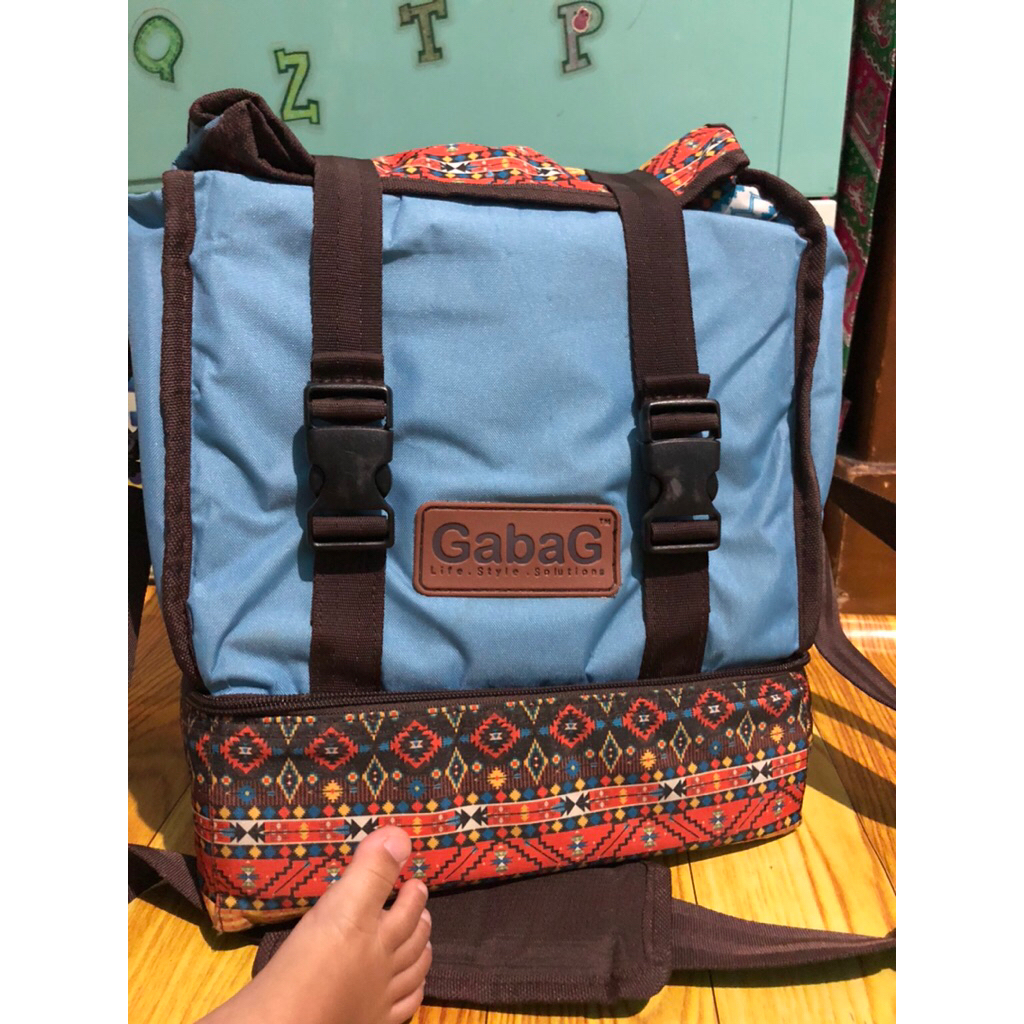 PRELOVED COOLER BAG ASI GABAG TENUN BIRU