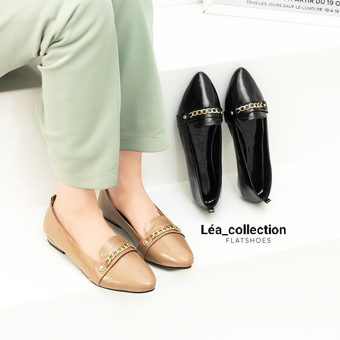 FLATSHOES SEPATU WANITA/SEPATU BALET MODEL RANTAI