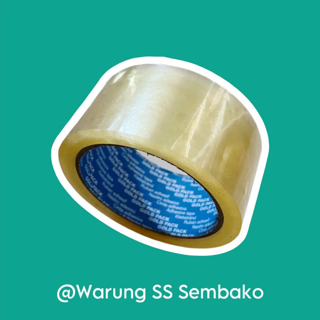 

Gold Pack OPP Gold Lakban Bening 45 mm 60 yard 1 inch