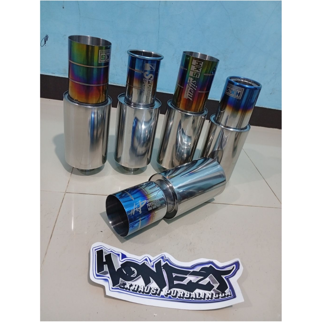 KNALPOT MOBIL HKS HI POWER TIPE BASS ADEM