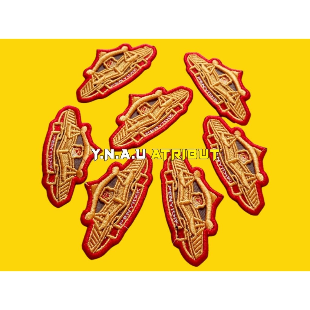 ATRIBUT PDL POLRI / BRIVET/PIN PENYIDIK POLRI PDL BORDIR TIMBUL EXCLUSIVE