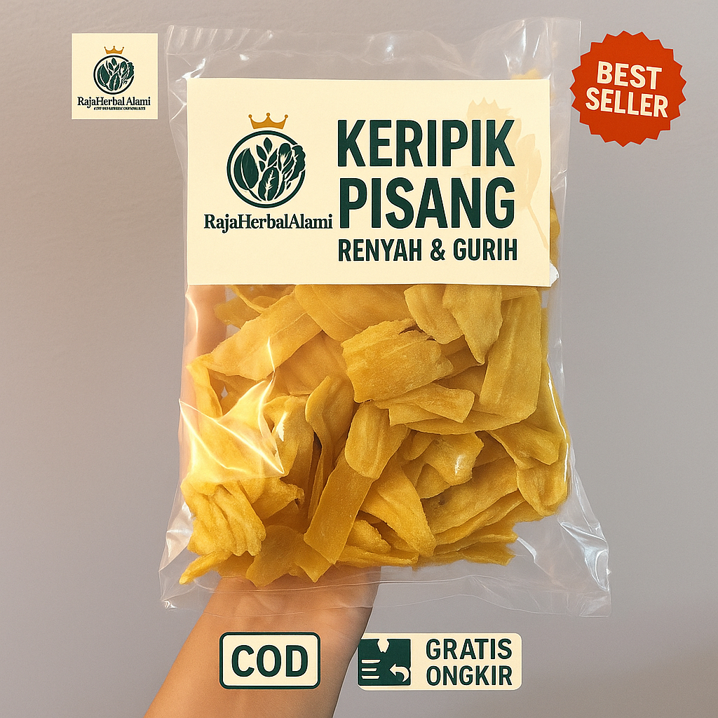 

Keripik Pisang Asin & Gurih Renyah Pisang Pilihan I COD & GRATIS ONGKIR