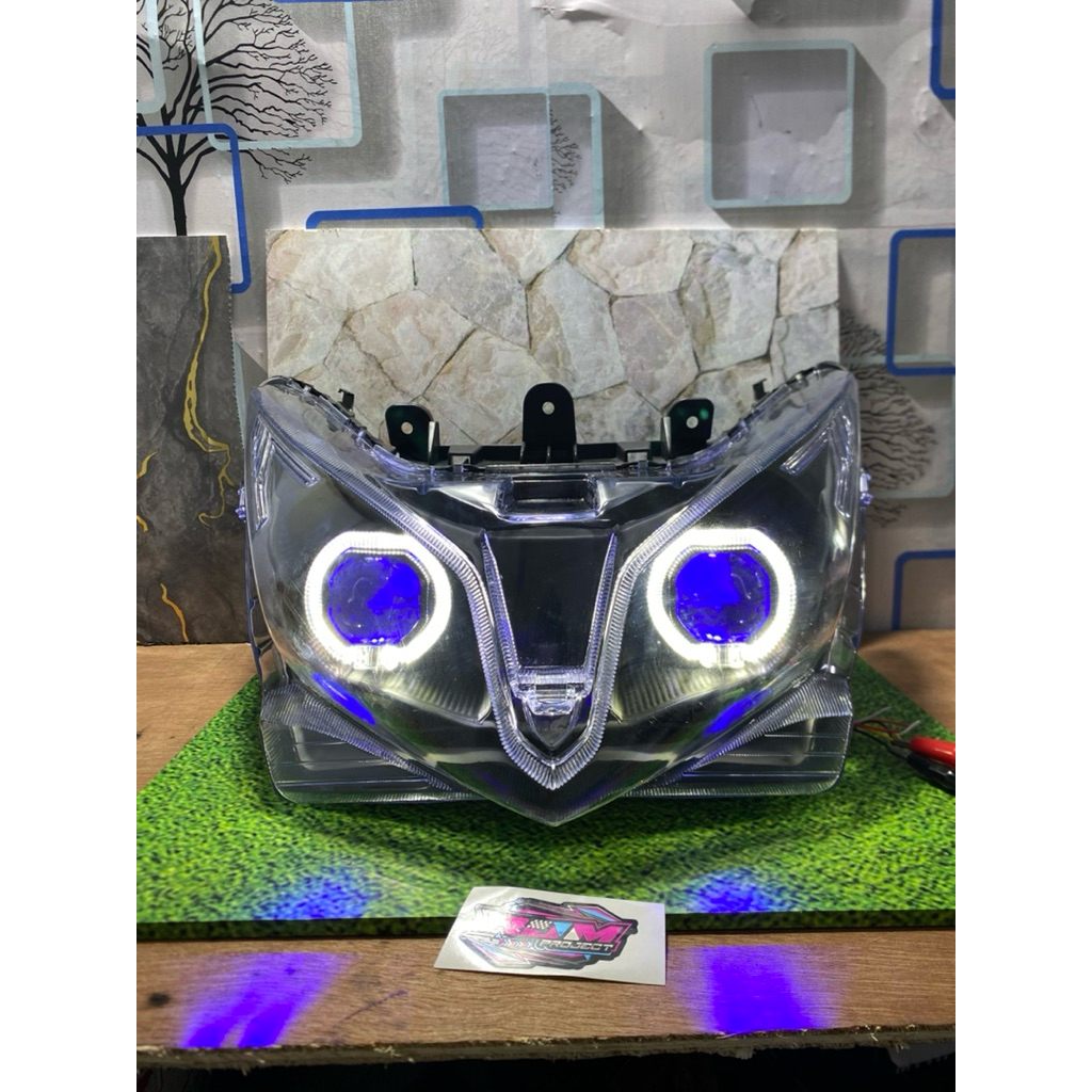 lampu depan vario 125 kzr vario 125 old 1set biled matrix x1