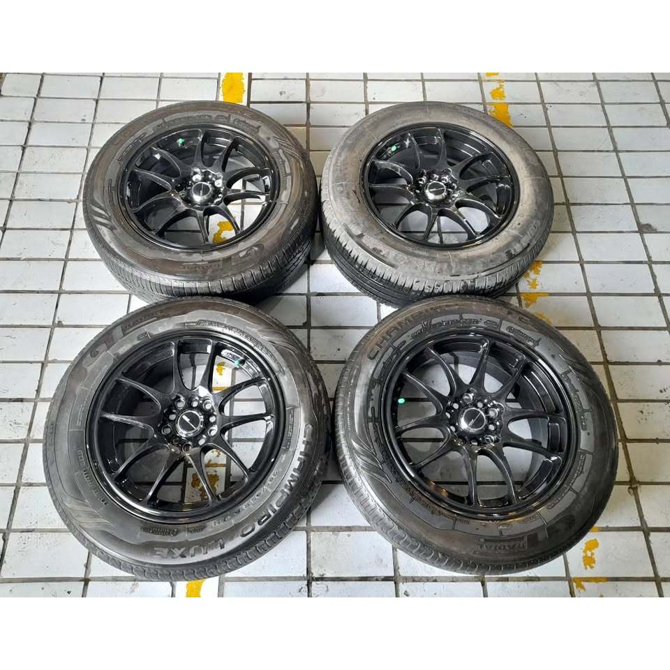 VELG MOBIL RACING WORK EMOTION RING 16 LEBAR 7 PCD 5X100, 5X114 ET40 + BAN 205 65 R16