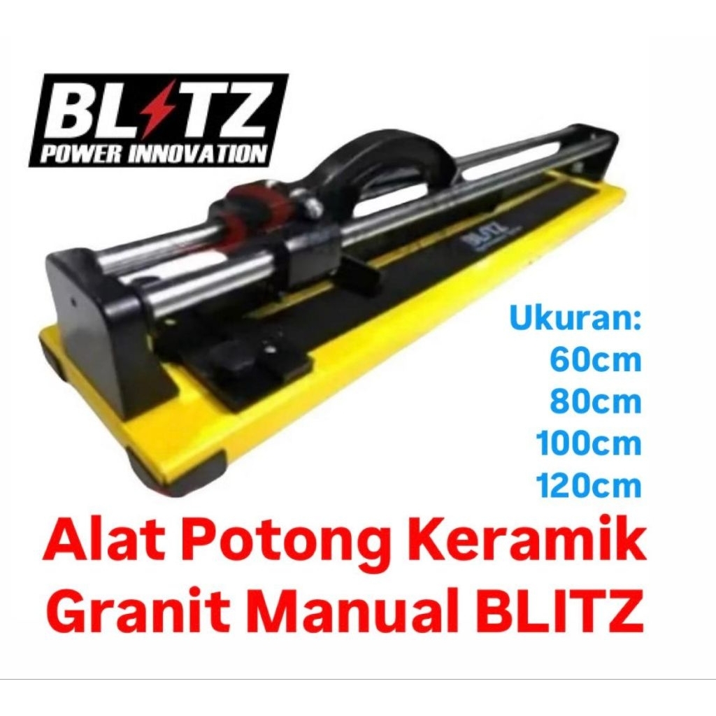 Blitz Alat Potong Keramik Granit Dorong Manual