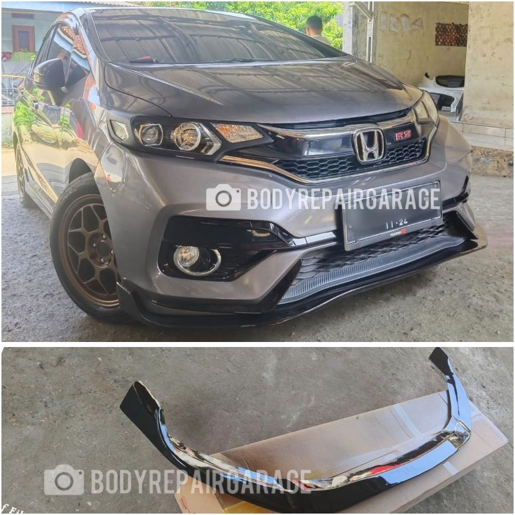 Front lips Jazz GK5 Facelift | Black Gloss