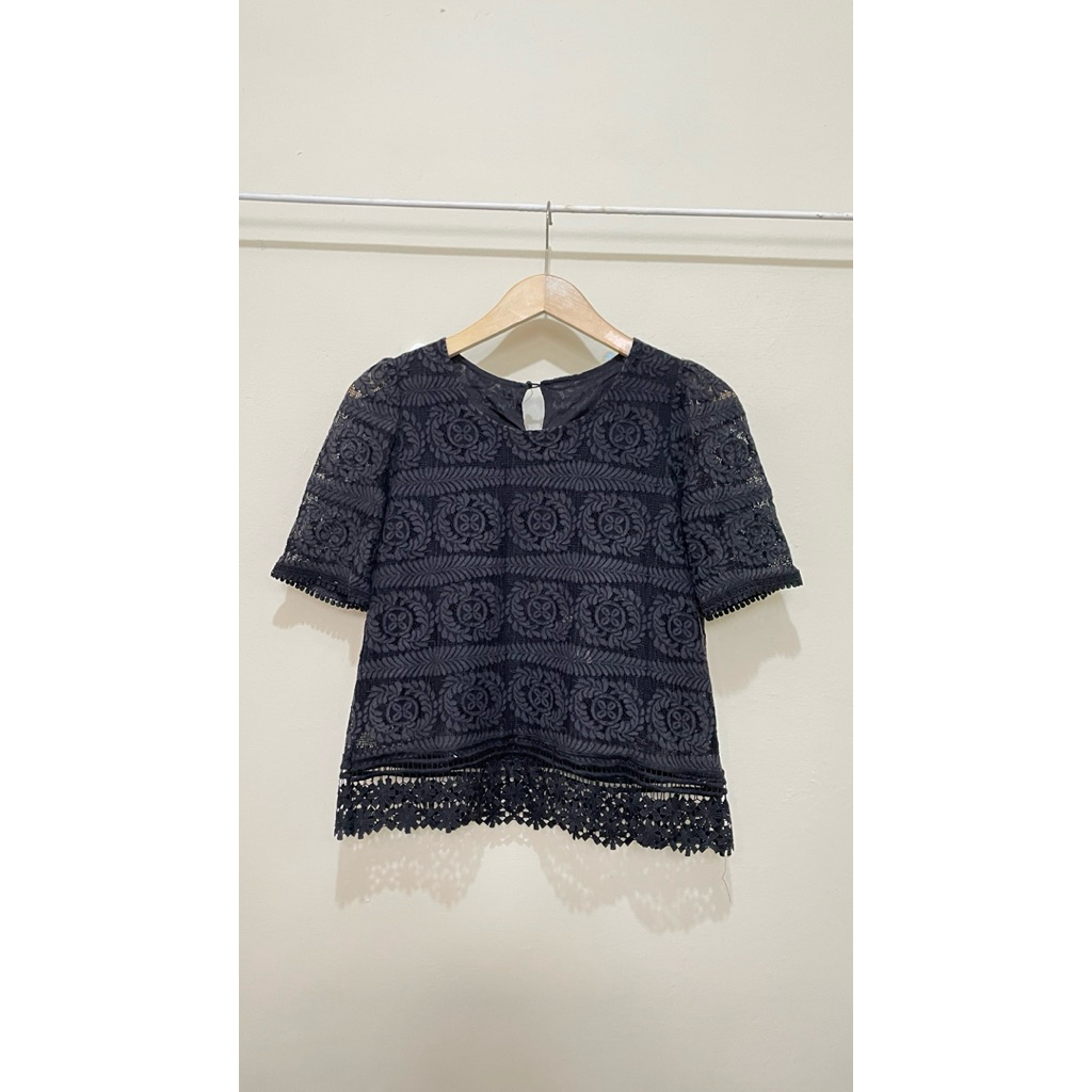 Blouse Lace Renda - Brukat