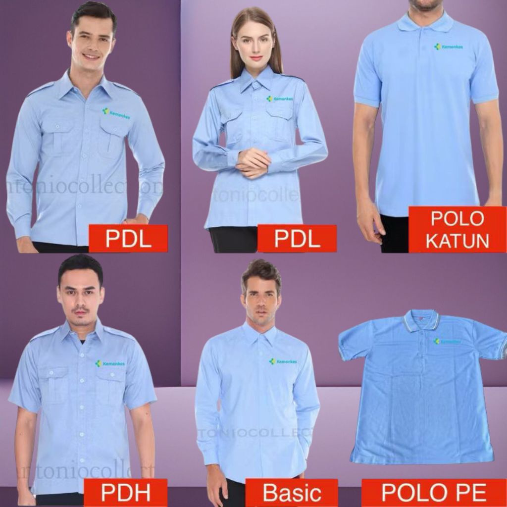 kemeja kemenkes baju odh pd Kemenkes seraham kantor basic kemenkes kaos polo lacos katin kemenkes ka
