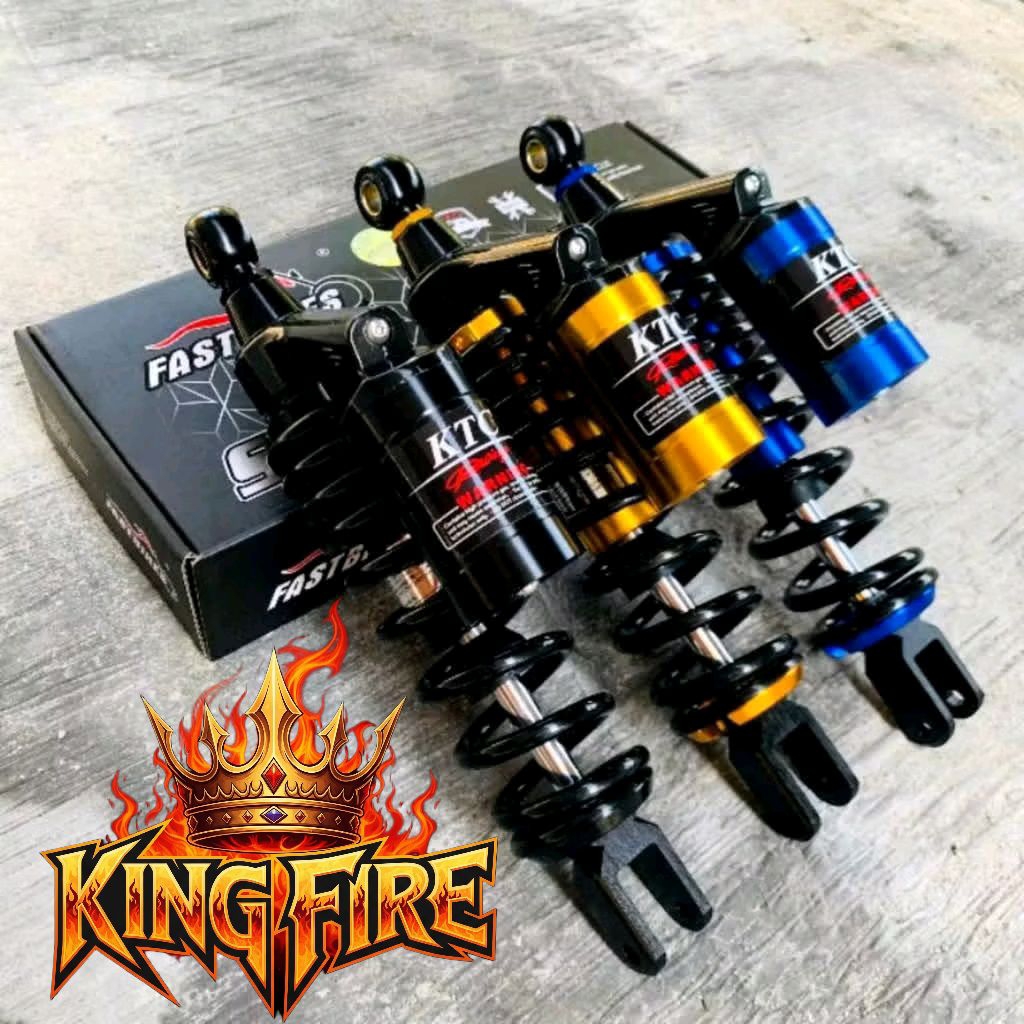 (Bonus Anting) Shockbreaker Tabung Atas Model Shock Matic Single Shock Copy KTC Racing Mio Vario