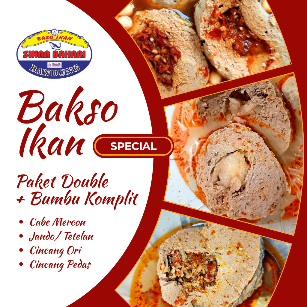 

Bakso Ikan Rudal Isi Mix 2pcs – Lengkap dengan Bumbu | Sinar Bahari