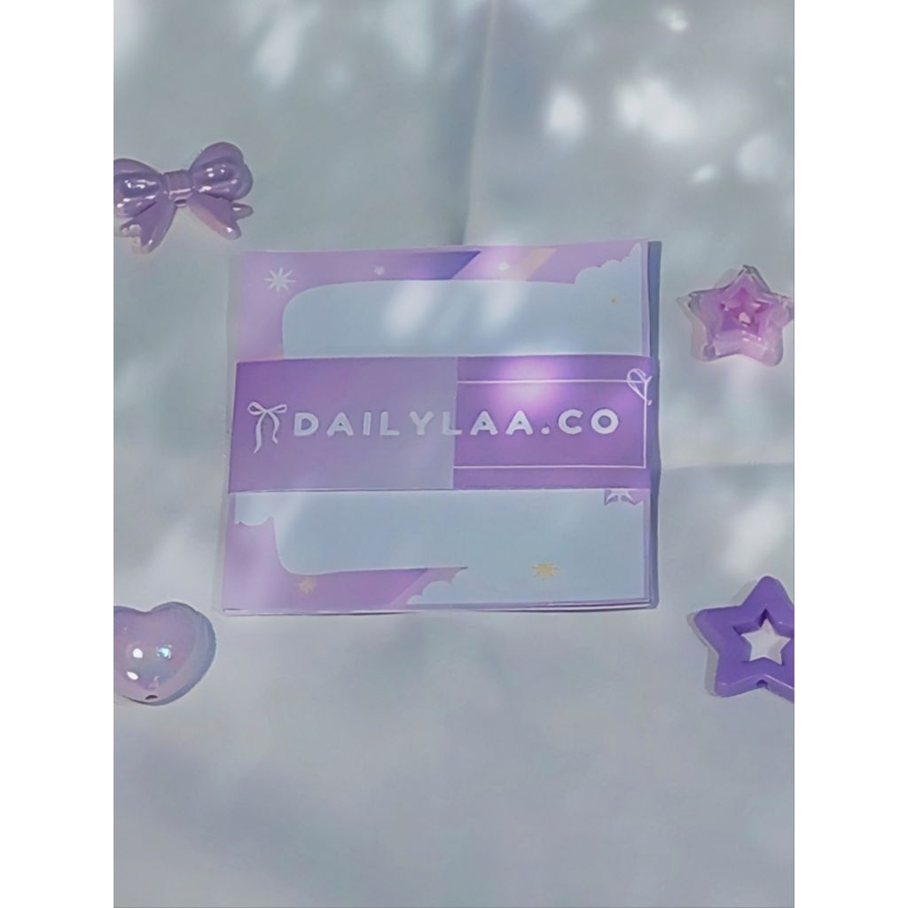

Memopad Purple Daydream (by dailylaa.co)