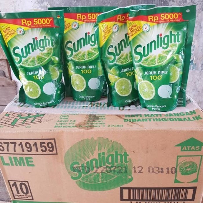 Sunlight 5000 Isi 24 Pcs (1 Dus) cuci piring