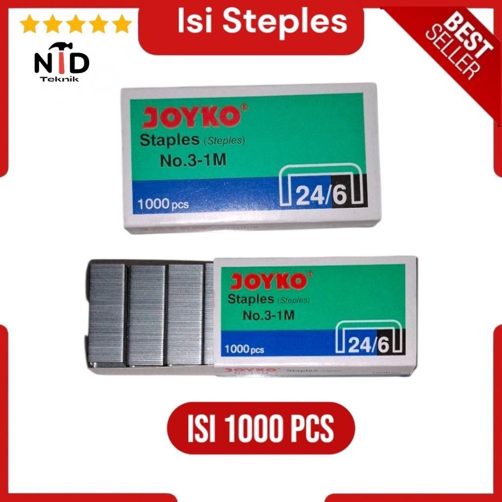 

Isi Steples joyko / Isi steples besar / Isi steples super kuat