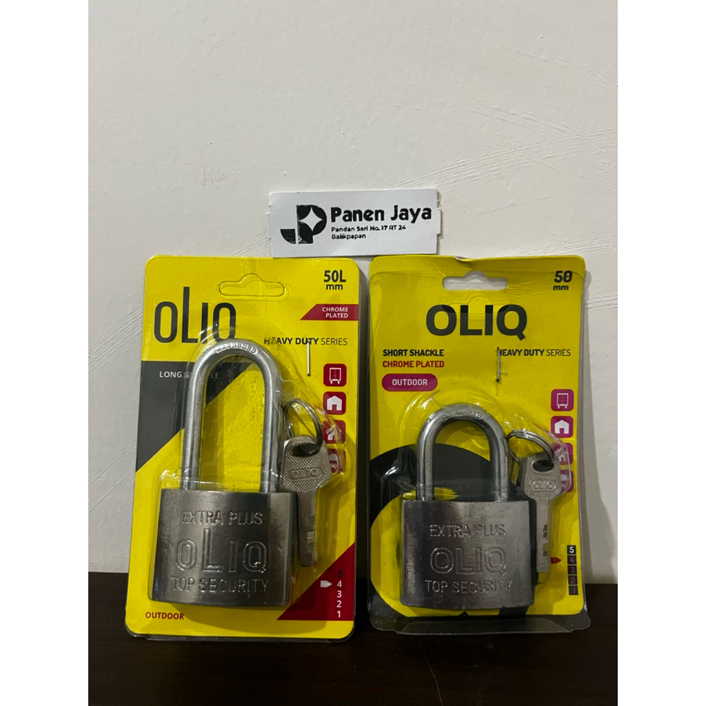 Gembok Oliq 50mm Long & Short Shackle