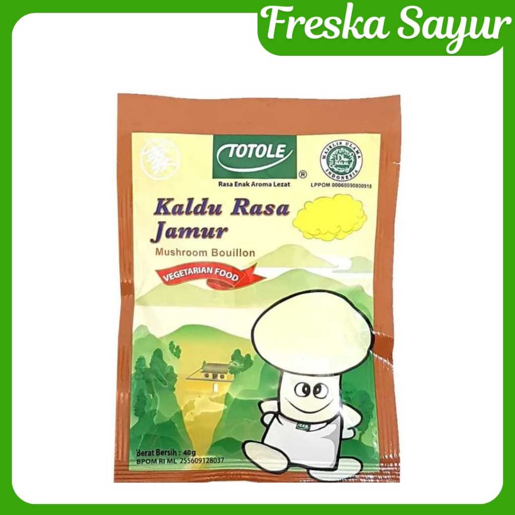 

Totole Kaldu Jamur 40 gr I Bumbu Ajaib Bikin Masakan Auto Gurih & Sedap