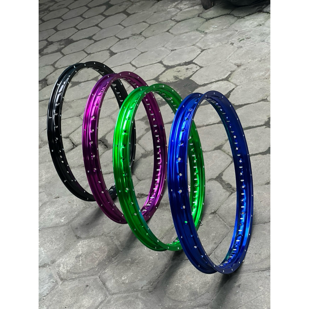 velg ring 18x140 scarlet bubut miling titik tembus / velg scarlet ring 18 uk 140