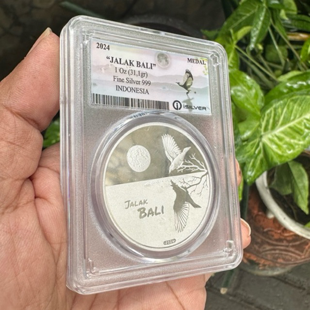 Koin Perak 1 Oz Gambar Jalak Bali isilver
