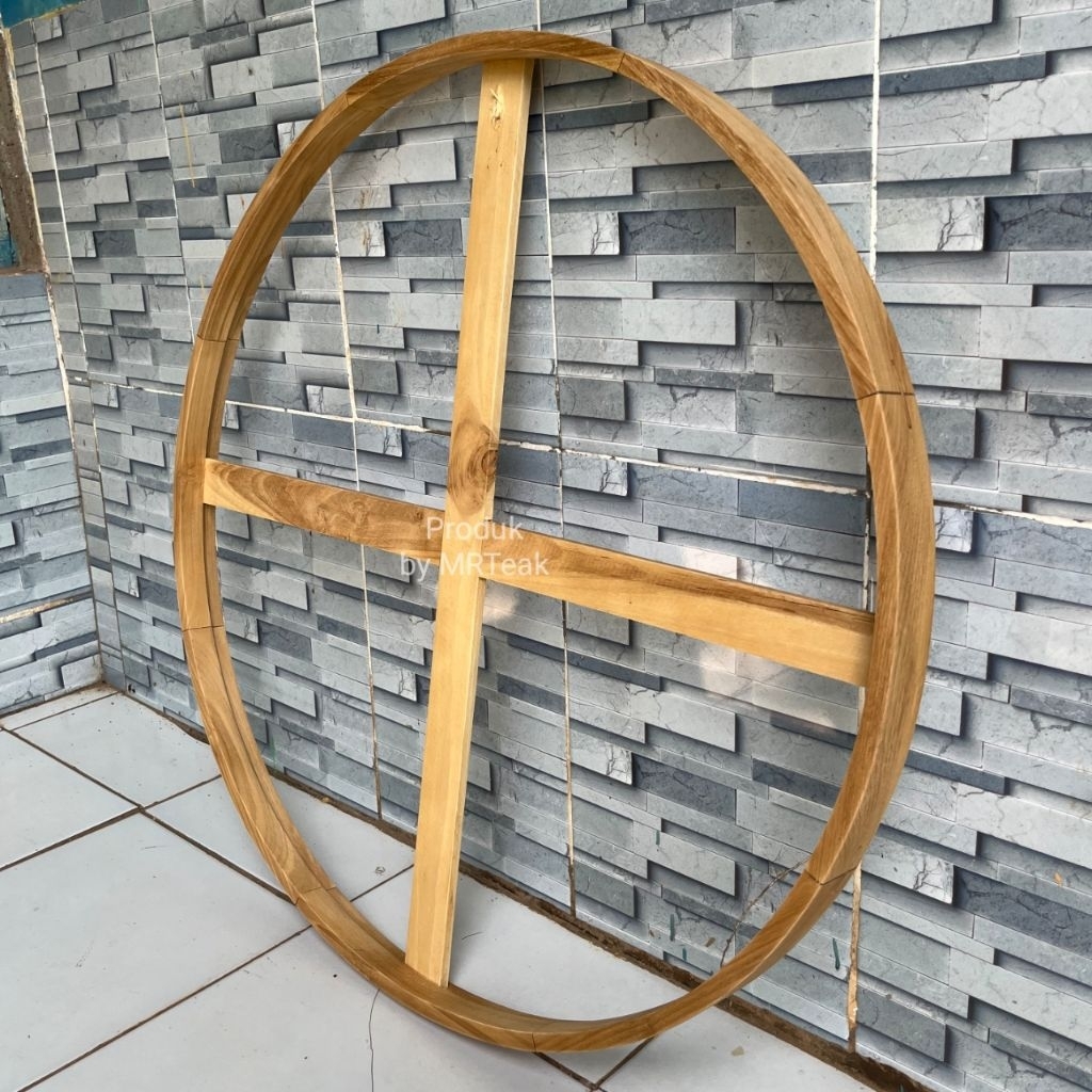 Rangka Cermin Bulat Estetik