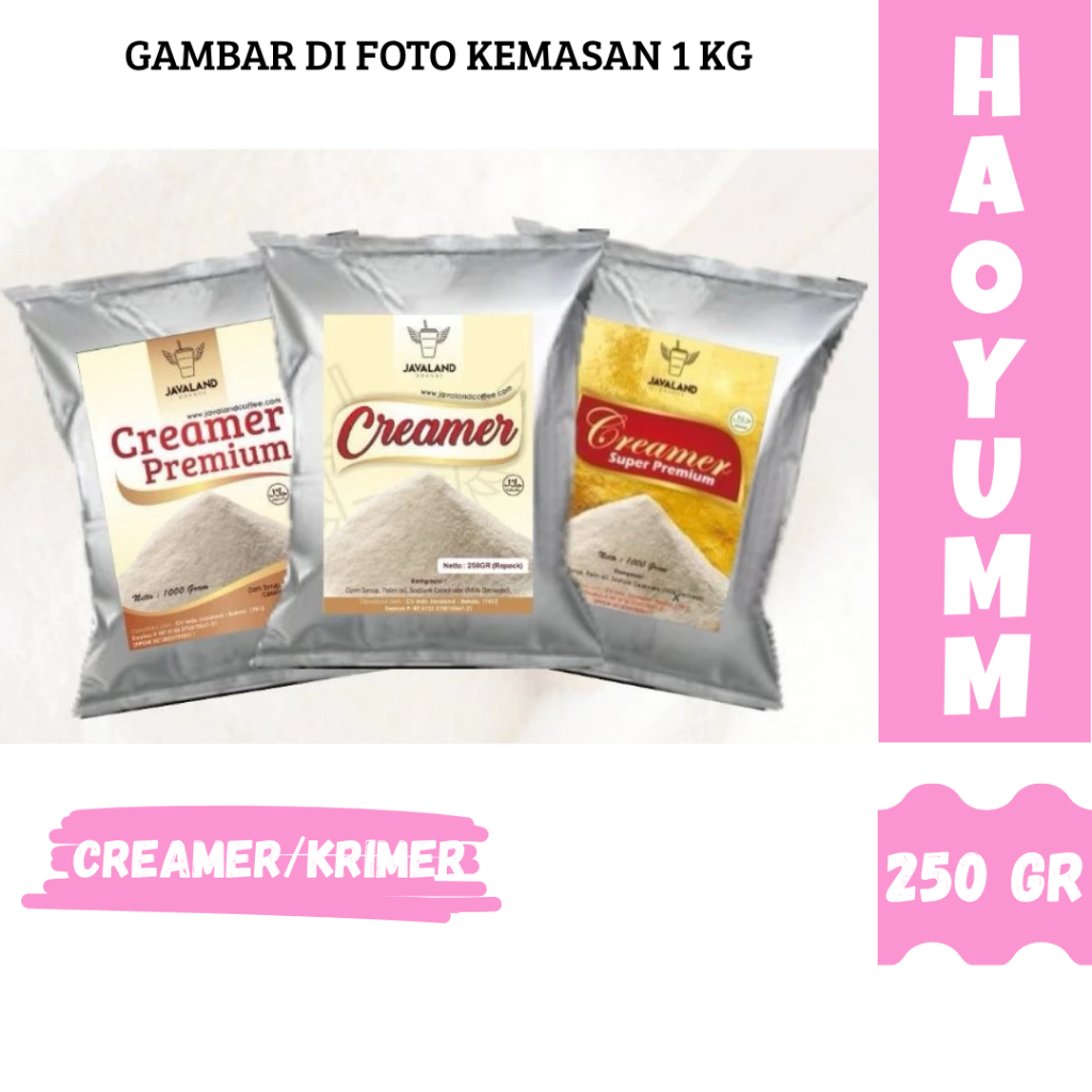 

[EXPIRED FEB 2027] 250gr Creamer Bubuk Javaland / Krimer Bubuk Pengental Minuman [HAOYUMM]