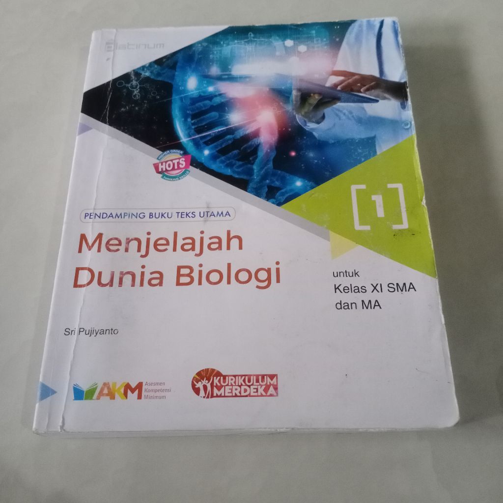 Buku Bekas TIGA SERANGKAI Biologi kelas 11 XI SMA Kurikulum merdeka