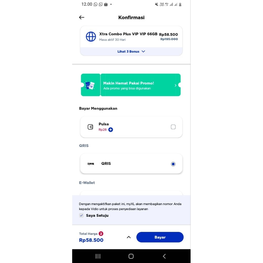 Xtra Combo plus VIP 70% 66 gb