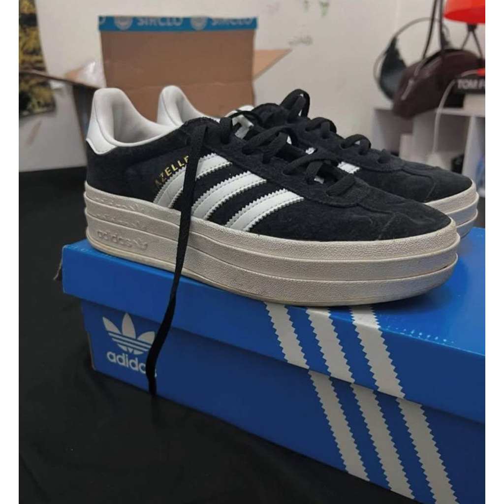 PRELOVED Sepatu Adidas Gazelle Bold Woman ORI STORE ADIDAS