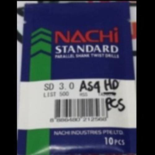 

NACHI Mata Bor Besi HSS 3 MM 3mm straight shank drill SINGAPORE ASLI