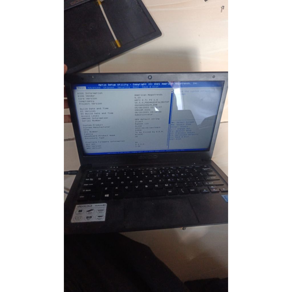 Motherboard Mainboard Mobo Mesin Hidup Normal  Laptop Axioo mybook 11G 11g /M1169C