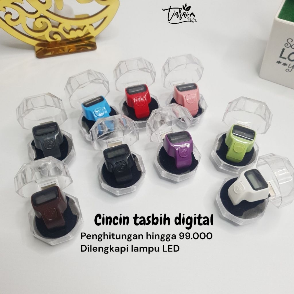 Cincin Zikir Tasbih Digital LED MINI