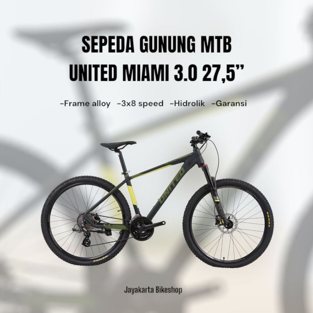SEPEDA GUNUNG MTB UNITED MIAMI 3.00 ORIGINAL