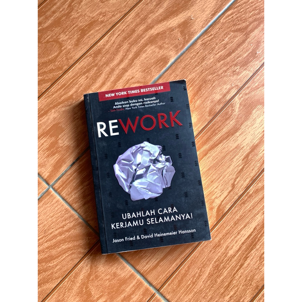 Preloved Buku Self Improvement Rework