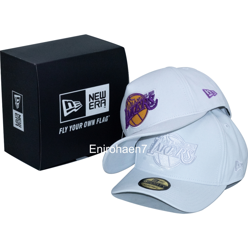 Topi LAKERS Topi LAKERS Topi LOS ANGELES Topi Unisex Topi LAKERS PUTIH