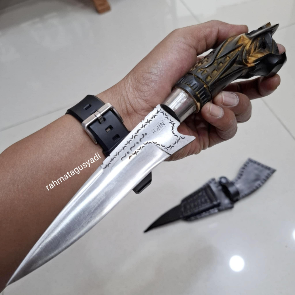 Hunting Knife Pisau Berburu Belati Per Jeep Wilys Minang