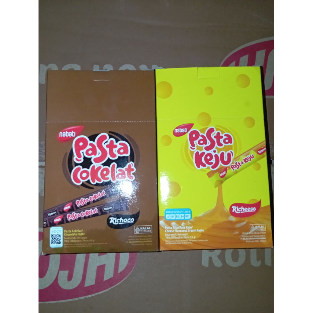 

Nabati Pasta Coklat dan keju isi 30 pcs