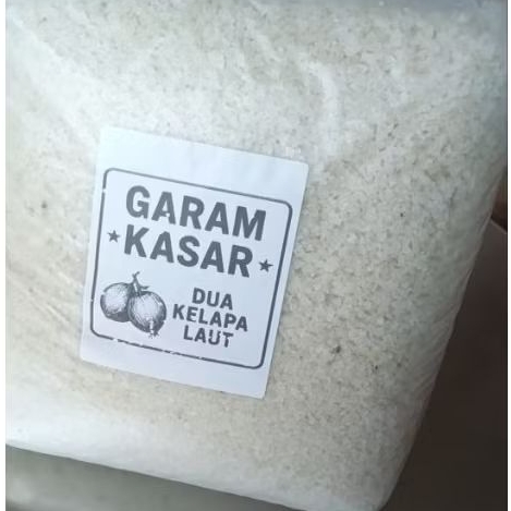 

Garam Kasar Alami 5kg - Asin Murni, Cocok untuk Masakan, Marinasi, & Kebutuhan Rumah Tangga