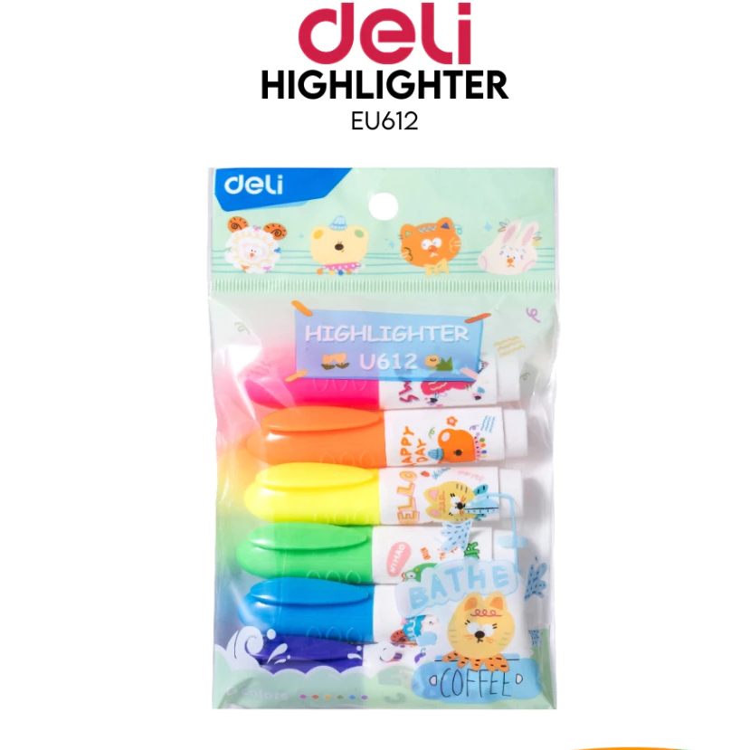 

DELI HIGHLIGHTER U612 ISI 6