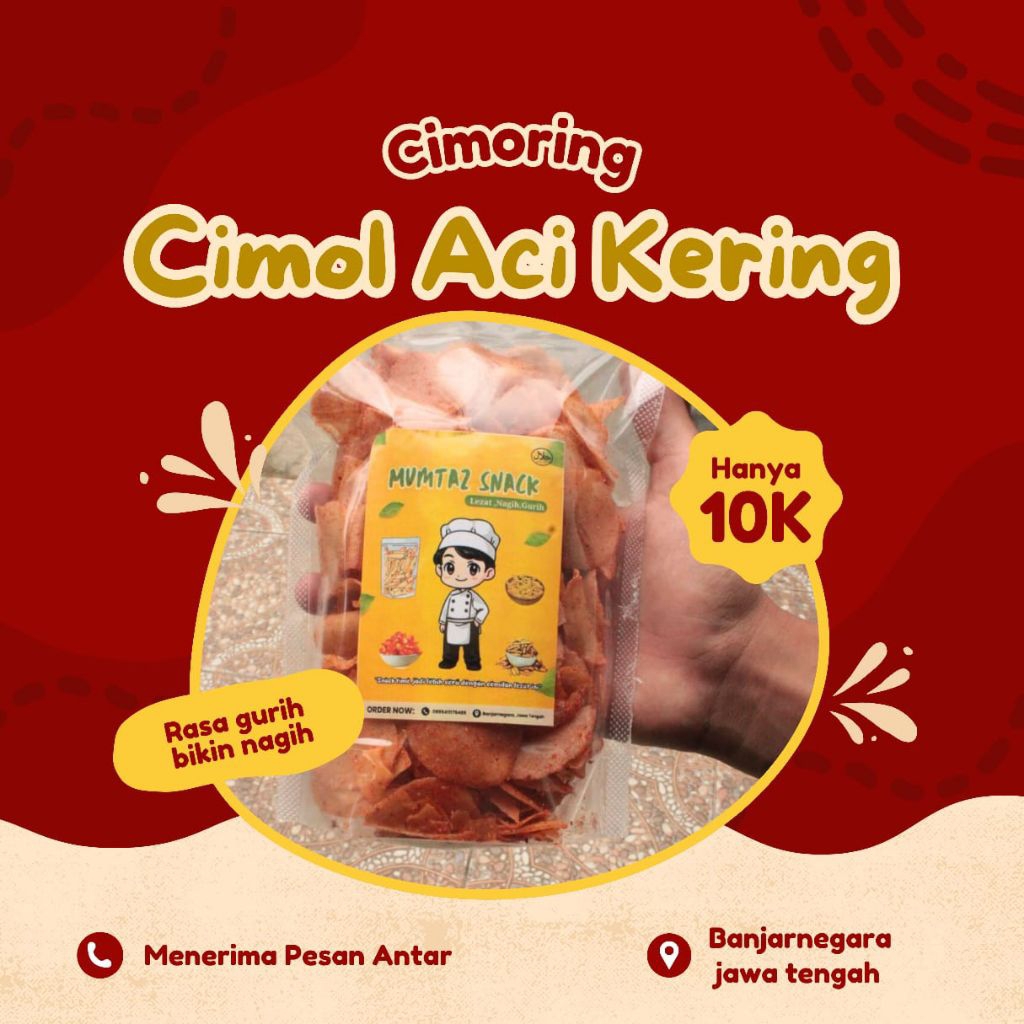 

Cimoring Molring 200 gram (Cimol aci kering-cimol kering)