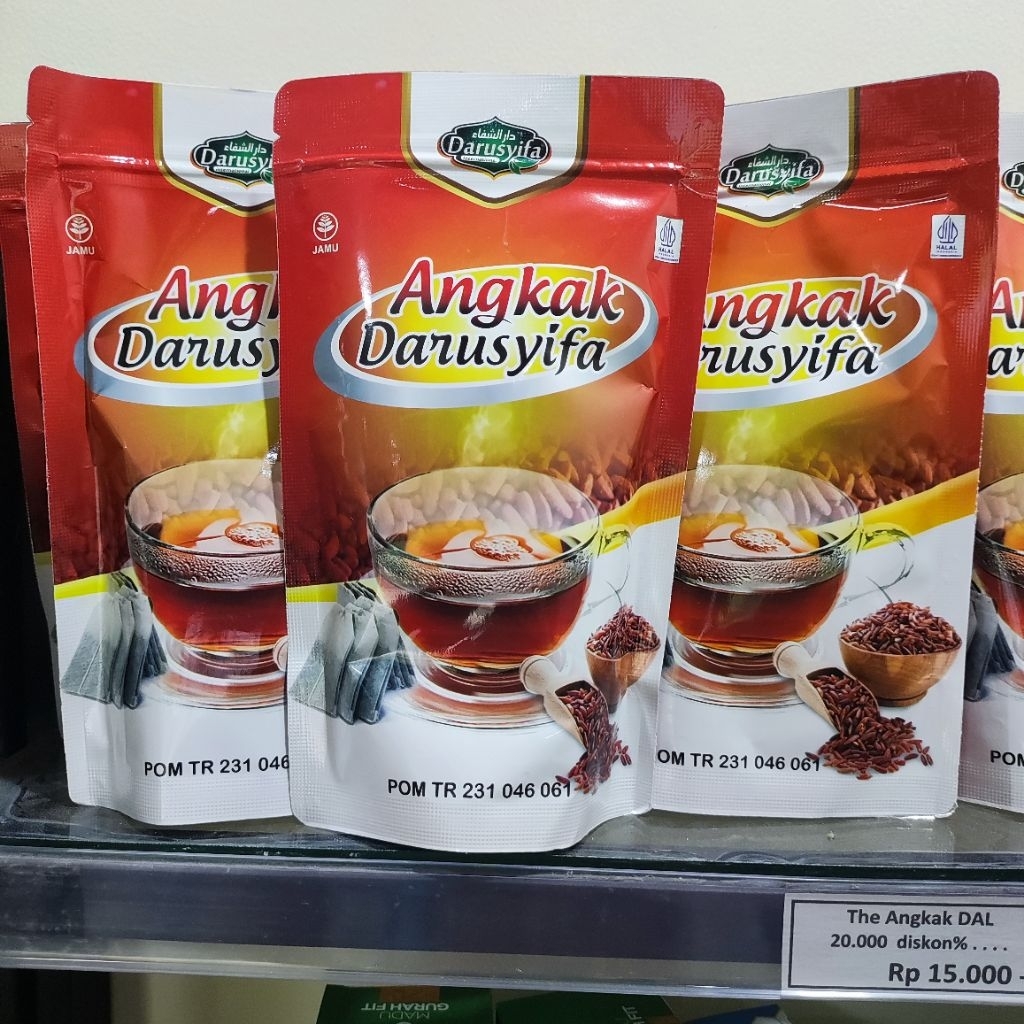 

Teh Celup Angkak Demam DBD Tipes Trombosit Kolesterol Hipertensi Darah Tinggi Teh Angkak Darusyifa isi 20 Celup