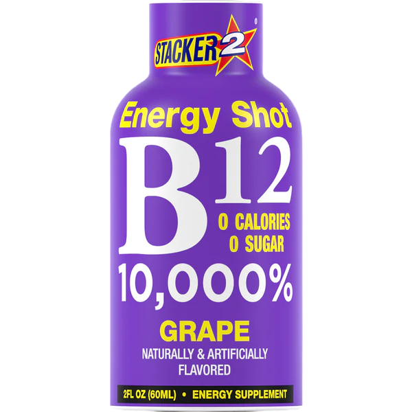 

Stacker Extreme Energy Shot B12 10000 Percent 60 mL – Suplemen Energi Cair Extra Kuat